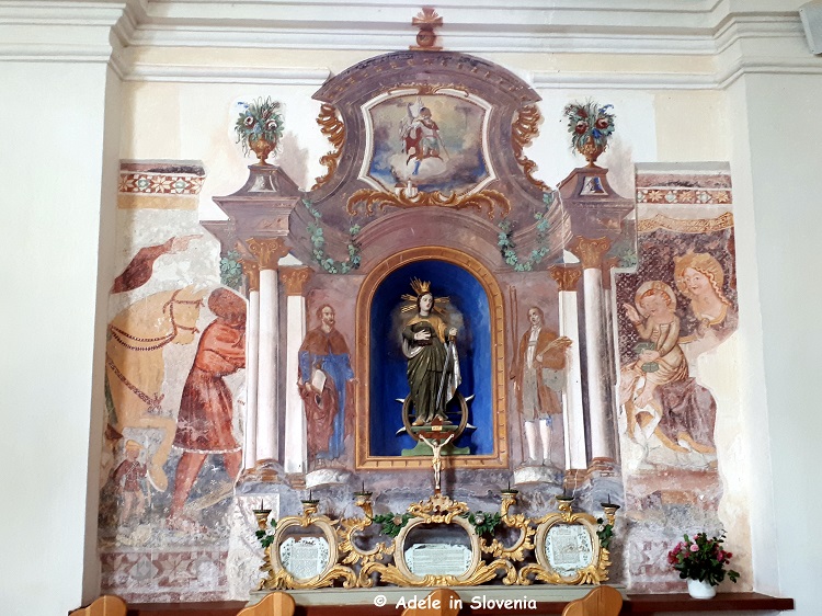Renovated altar of St. Ulrich's church