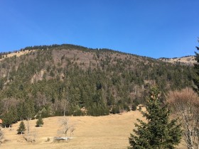 The view from Gozd to Kriška gora