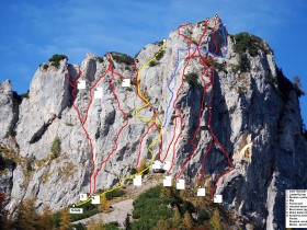Gesicherter Klettersteig auf Zelenica (Peter Rožič)