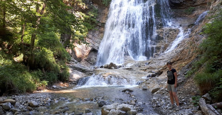 Jelendol and the Stegovnik Waterfall
