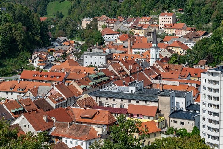 Il centro storico di Tržič