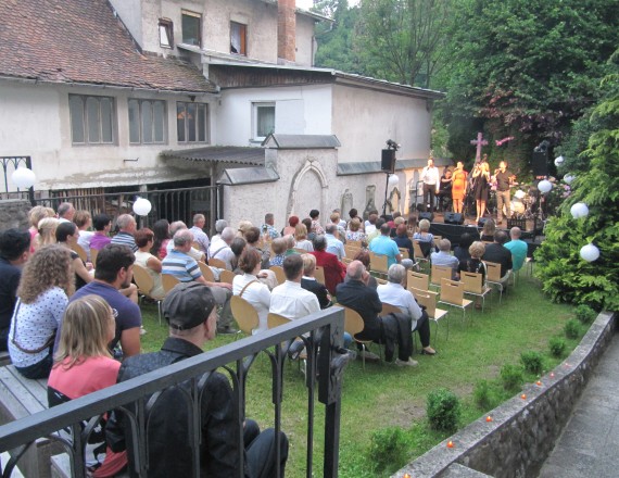 Muziekavonden in het museum van Tržič
