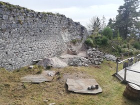 Gutenberg; odkriti zid (Foto: Anže Bizjak)