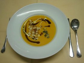 Pompoen-creme soep