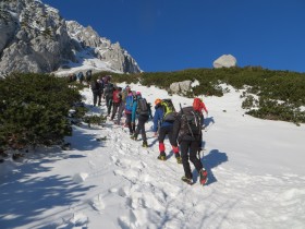 Winter mountaineering course