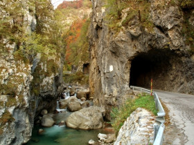 Il Sentiero didattico panoramico della gola di Dovžan